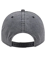 New Era Men's Charcoal New York Knicks Throwback Washed Pre-Curved 9FIFTY Snapback Hat