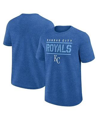 Fanatics Men's Heather Royal Kansas City Royals Top Notch T-Shirt