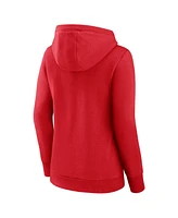 Logo Athletic Women's Red Philadelphia Phillies Triumphant V-Neck Pullover Hoodie