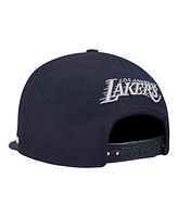 Pro Standard Men's Cream Los Angeles Lakers French Terry Snapback Hat
