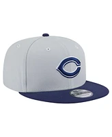 New Era Men's Gray/Navy Cincinnati Reds 2-Tone Color Pack 9FIFTY Snapback Hat