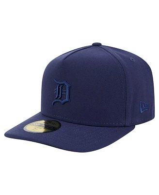 New Era Men's Navy Detroit Tigers Color Pack A-Frame 59FIFTY Fitted Hat