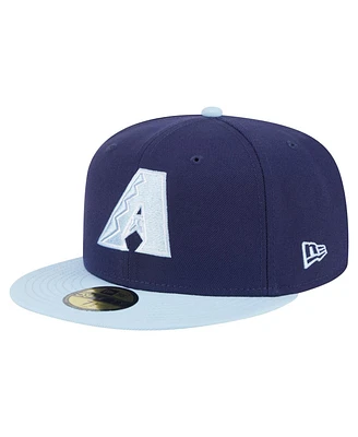 New Era Men's Navy/Light Blue Arizona Diamondbacks Color Pack 2-Tone 59FIFTY Fitted Hat