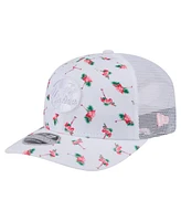 New Era Men's White New York Yankees Flamingo Mesh Back 9SEVENTY Stretch-Snap Hat