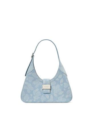 Kate Spade New York Nouveau Floral Denim Shoulder Bag