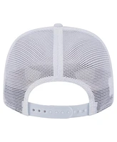 New Era Men's White Boston Red Sox Flamingo Mesh Back 9SEVENTY Stretch-Snap Hat