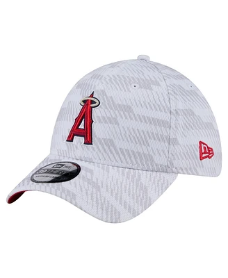 New Era Men's White Los Angeles Angels Graded 39THIRTY Flex Hat