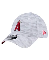 New Era Men's White Los Angeles Angels Graded 39THIRTY Flex Hat