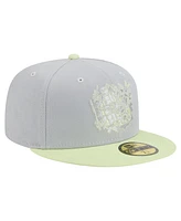 New Era Men's Gray/Light Green Teenage Mutant Ninja Turtles Two-Tone Color Pack 59FIFTY Fitted Hat