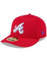 New Era Men's Red Atlanta Braves City Connect Batting Practice Low Profile 59FIFTY Fitted Hat