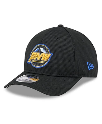 New Era Men's Black Seattle Mariners City Connect Batting Practice 9FORTY M-Crown Adjustable Hat