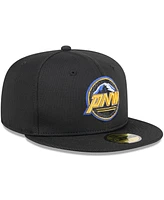 New Era Men's Black Seattle Mariners City Connect Batting Practice 59FIFTY Fitted Hat