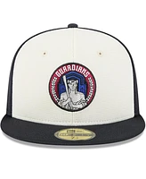 New Era Men's Navy/White Cleveland Guardians City Connect Batting Practice 59FIFTY Fitted Hat
