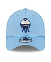 New Era Men's Light Blue Milwaukee Brewers City Connect Batting Practice 39THIRTY Flex Hat