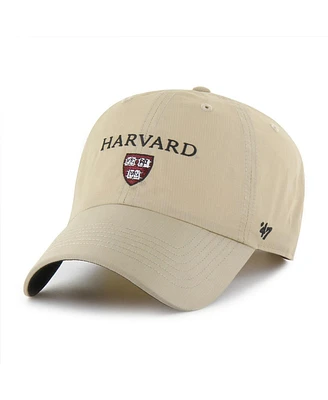 '47 Brand Men's Khaki Harvard Crimson Clean Up Brrr Adjustable Hat