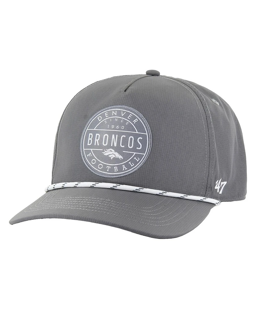 '47 Brand Men's Gray Denver Broncos Suburbia Hitch Adjustable Hat