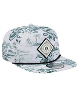 New Era Men's White Las Vegas Raiders Adventure Golfer Snapback Hat