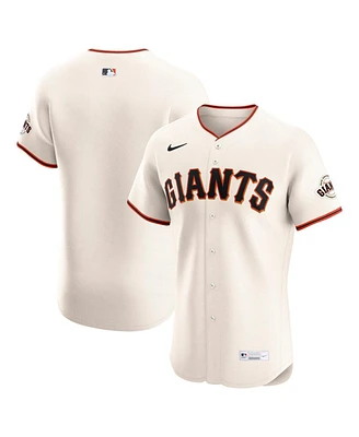 Nike Men's Cream San Francisco Giants Home Elite Jersey