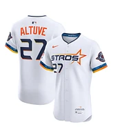 Nike Men's Jose Altuve White Houston Astros 2025 City Connect Elite Player Jersey