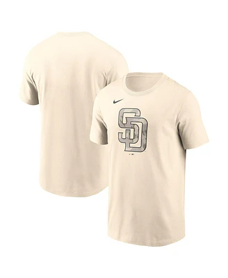 Nike Men's Cream San Diego Padres Camo Logo T-Shirt