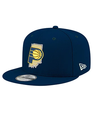 New Era Men's Navy Indiana Pacers State Pride 9FIFTY Snapback Hat