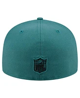 New Era Men's Midnight Green Philadelphia Eagles State Stitch 59FIFTY Fitted Hat
