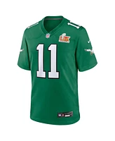 Nike Men's A.j. Brown Kelly Green Philadelphia Eagles Super Bowl Lix 2nd Alternate Game Jersey
