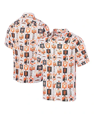 Reyn Spooner Men's White San Francisco Giants Champions Scenic Button-Up Shirt