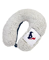 Logo Brands Houston Texans Frosty Sherpa Neck Pillow