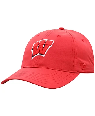 Top of the World Men's Red Wisconsin Badgers Victory Trainer Adjustable Hat