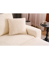 Removable Ottoman Sofa Chair: Modern Lounge Chair for Small Spaces