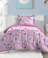 Dream Factory Balloon Hearts Reversible -Pc. Comforter Set