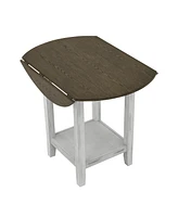Foldable Dining Set: Table, 4 Chairs, Storage, Solid Wood