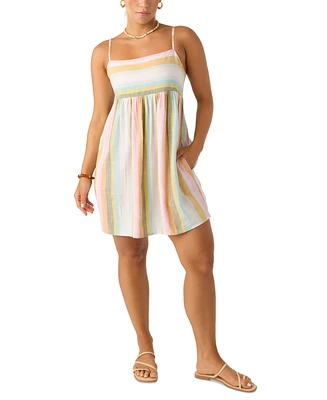 O'Neill Juniors' Saskia Striped Sleeveless Mini Dress