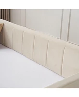 Twin Daybed Frame with Trundle, Sofa Bed for Living Room Guest Room