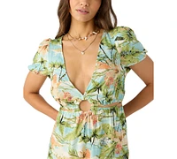 O'Neill Juniors' Morena Deep V-Neck Romper