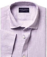 Charles Tyrwhitt Men's Slim-Fit Button-Down Linen Shirt