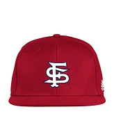 Adidas Men's Red Fresno State Bulldogs On-Field Fitted Hat