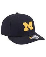 New Era Men's Navy Michigan Wolverines Low Profile 9FIFTY Snapback Hat