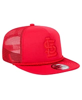New Era Men's Red St. Louis Cardinals Tone Foam Mesh Back Golfer Snapback Hat