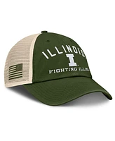 Fanatics Men's Olive Illinois Fighting Illini Oht Military Appreciation Frontier Trucker Adjustable Hat