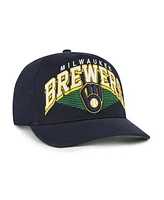 '47 Brand Men's Navy Milwaukee Brewers Pomona Hitch Adjustable Hat
