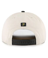 '47 Brand Men's Cream/Black Pittsburgh Pirates Fiji Rope Hitch Adjustable Hat