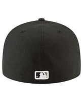 New Era Men's Black Chicago White Sox 125th Anniversary 59FIFTY Fitted Hat