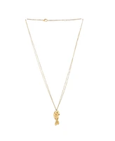 Pre-Owned Cartier Panthere de Cartier Pendant Necklace 18K Gold with Tsavorite and Onyx