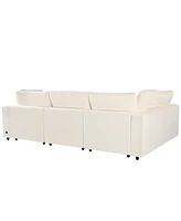 Modular Sofa w/Storage, Usb, Wireless Charger, Bluetooth Speaker