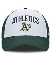 Nike Men's White/Green Athletics Club Performance Adjustable Hat