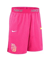 Nike Men's Pink San Diego Padres Authentic Collection City Connect Performance Knit Shorts