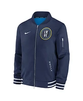 Nike Men's Navy Philadelphia Phillies Authentic Collection City Connect Full-Zip Bomber Jacket
