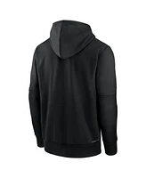 Nike Men's Black Tampa Bay Rays Authentic Collection City Connect Therma Pullover Hoodie